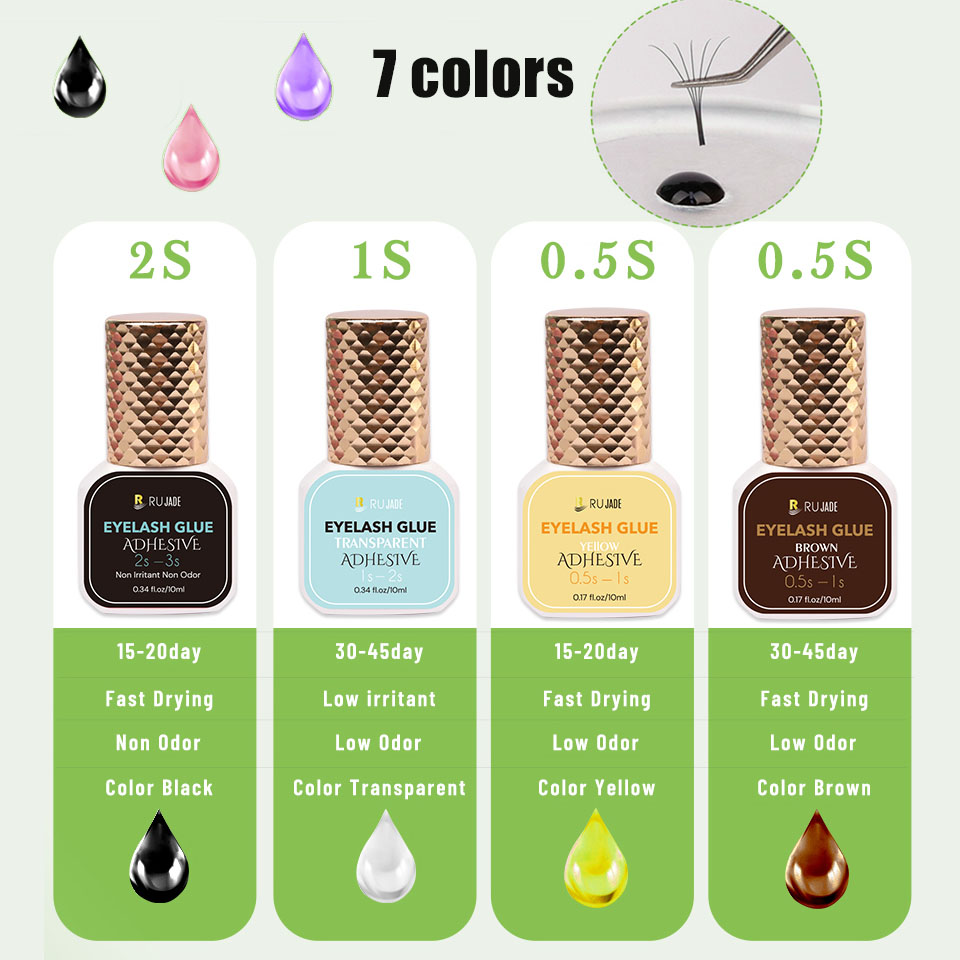 Eyelash Extension Eye Irritation - 전문 5/10ml 0.3S 속눈썹 접착제 빠른