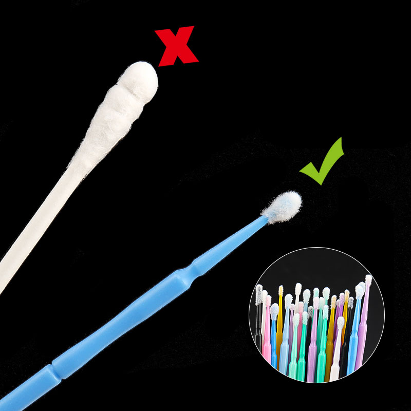100개/봉지 대나무 속눈썹 연장 클리닝 면봉 래쉬 리 - Eyelash Extension Glue 리뷰 및 가격
