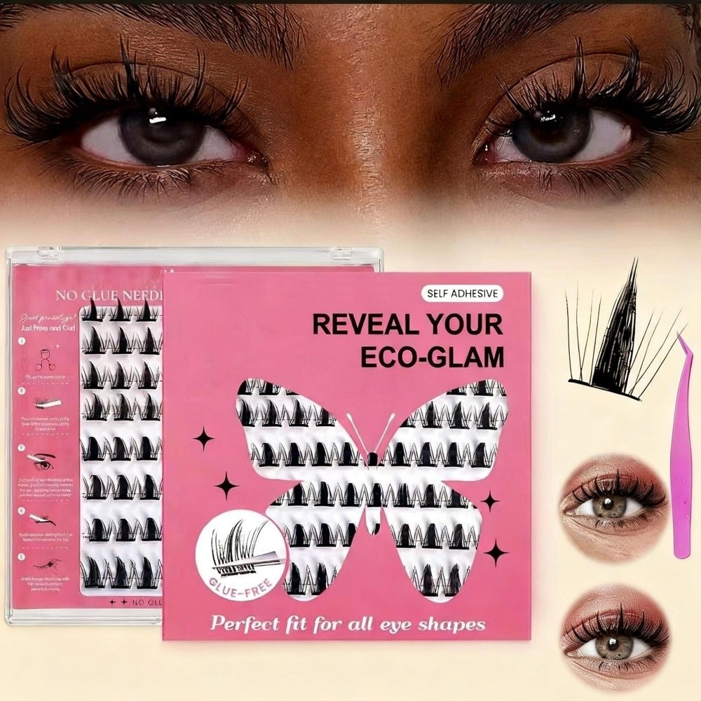 내추럴 룩 DIY 속눈썹 연장 키트 풍성한 무접착 인조 - Eyelash Extension Glue 리뷰 및 가격