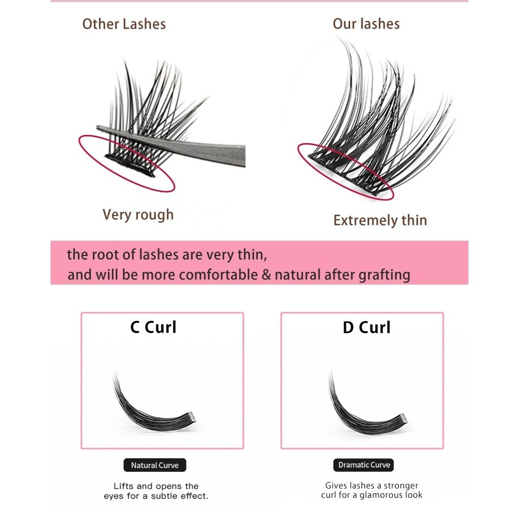 내추럴 룩 DIY 속눈썹 연장 키트 풍성한 무접착 인조 - Eyelash Extension Glue 리뷰 및 가격