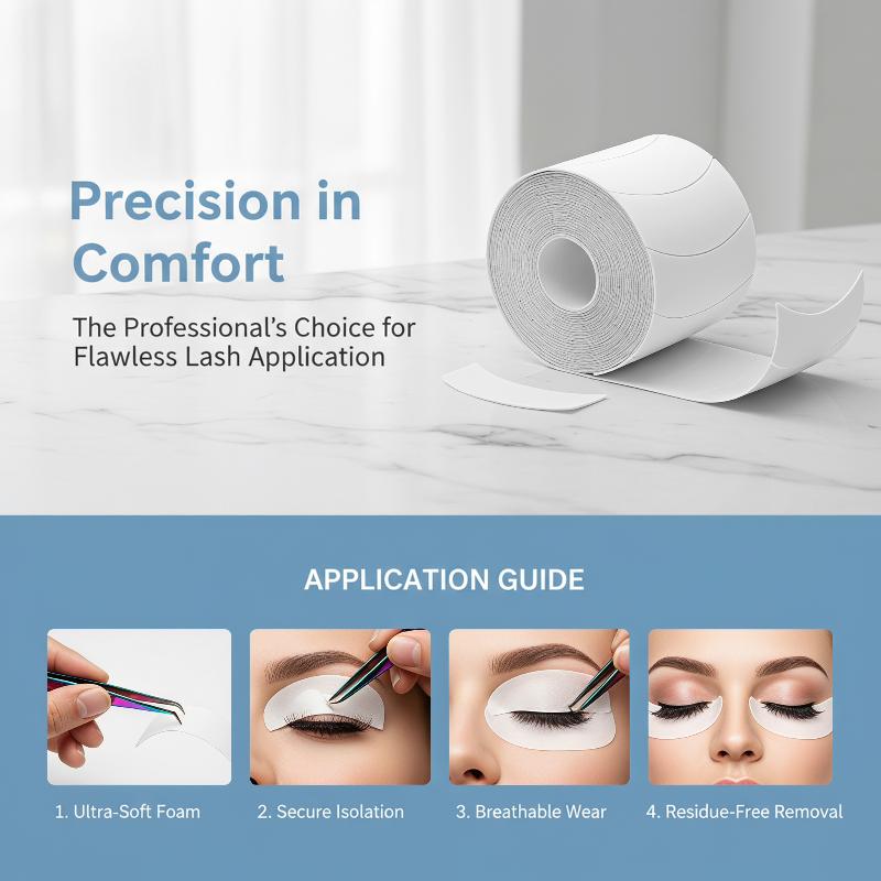 자극 없는 눈밑 폼 테이프 110개/롤 접착식 속눈썹  - Eyelash Extension Eye Irritation 리뷰 및 가격
