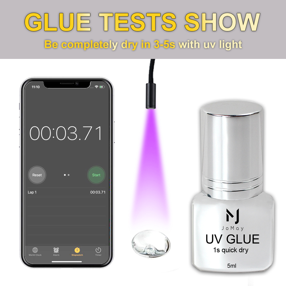 JOMAY UV 접착제 강력하고 오래 지속되는 UV 눈 - Eyelash Extension Eye Irritation 리뷰 및 가격