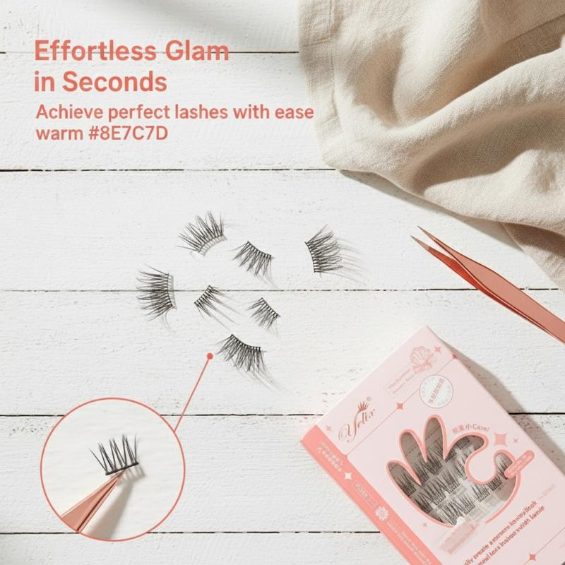 7줄 셀프 접착 속눈썹 접착제 없이 붙이는 인조 속눈썹 - Eyelash Extension Glue 리뷰 및 가격