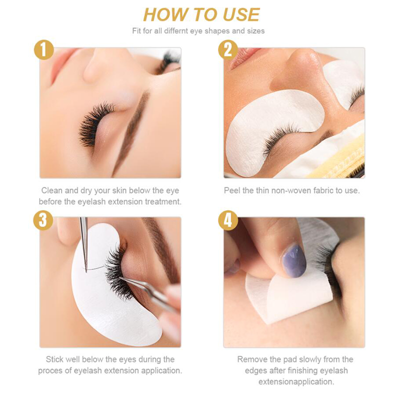1000 짝/몫 브랜드 미니 린트 프리 아이 패치 비  - Eyelash Extension Eye Irritation 리뷰 및 가격